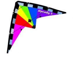 Vlieger speedy 2 rainbow