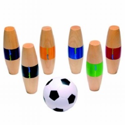 Spel voetbal buiten