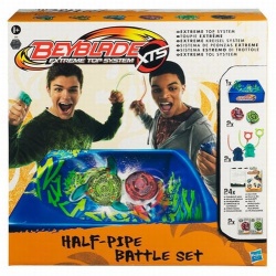 Beyblade halfpipe battle
