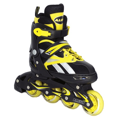 Inline skate maat 30 33 zwart geel
