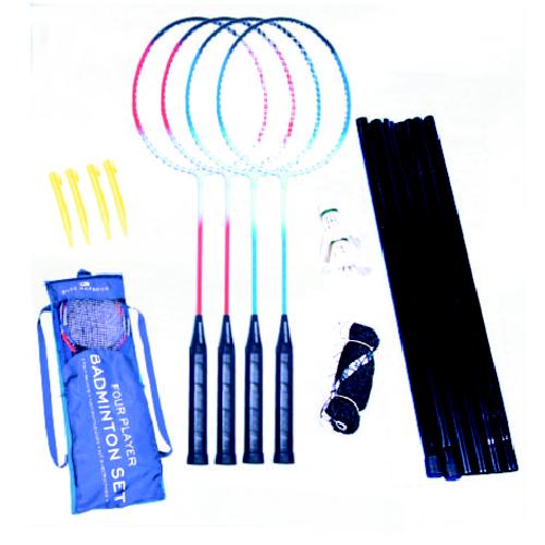 Badminton set met net