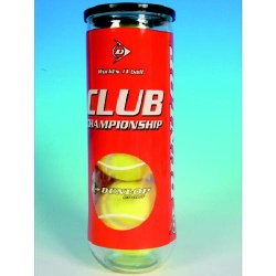 3 Dunlop tennisballen in koker