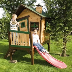 Speelhuis hout robin