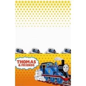 Vergroot de afbeelding Thomas trein tafelkleed 120x180cm