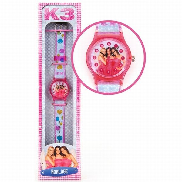 k3 horloge glitter