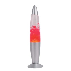 Lavalamp roze 34cm