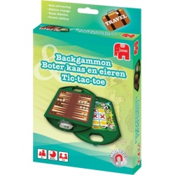 Backgammon Boter, Kaas en Eieren Reisspel