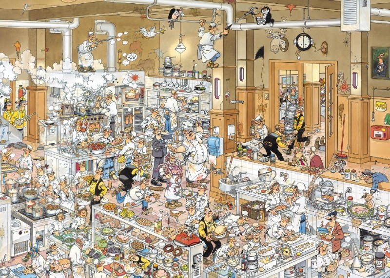 Jan van haasteren - de keuken (1000)