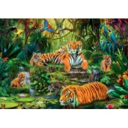 Puzzel Jungle Tijgers (1000)