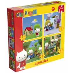 Puzzel Musti 4 in 1 puzzel