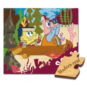 Vergroot de afbeelding Puzzel Spongebob aan het kanovaren (30)
