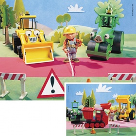 Vergroot de afbeelding Puzzel bob werkt aan de weg (2x20)