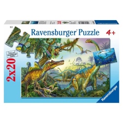Ravensburger puzzel Giganten uit de Oertijd (2x20)