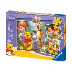 Puzzel pooh in het bos (3x49)