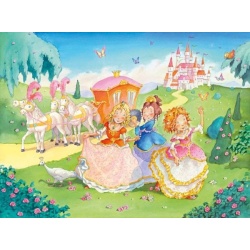 puzzel Ritje met de koets (100)