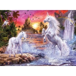 Puzzel Eenhoorns bij de Rivier (500)