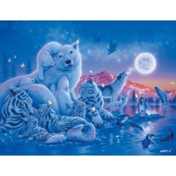 Puzzel Pooldieren in het maanlicht (2000)