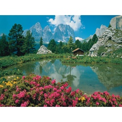 Puzzel italie , dolomieten, meer aan sellapas (3000)