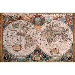 Puzzel antieke wereldkaart (5000)