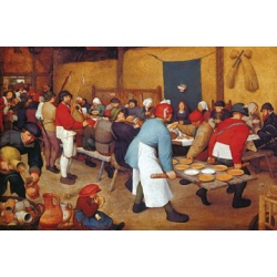 Uzzel pieter bruegel de oude: de boerenbruiloft (5000)
