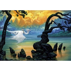 Puzzel Drakenrijder (1000)