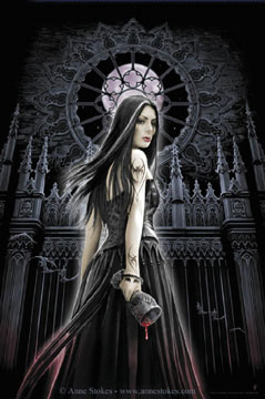 Anne stokes: midnight moon (1000)