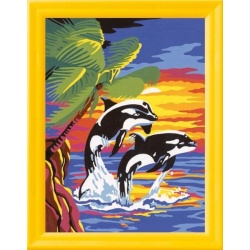 Schilderen op nummer: Orka Liefde