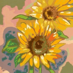 Schilderen op nummer: Zonnige bloemen