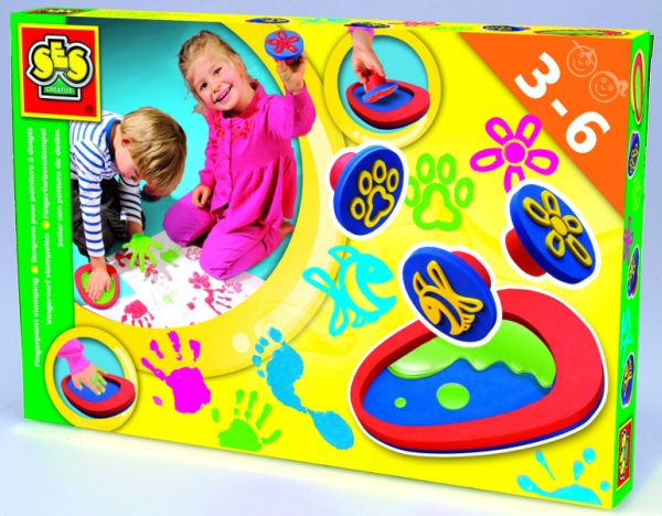 Ses vingerverf stempel set
