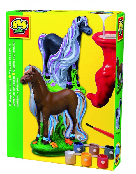 Ses figuren gieten, paard fancy