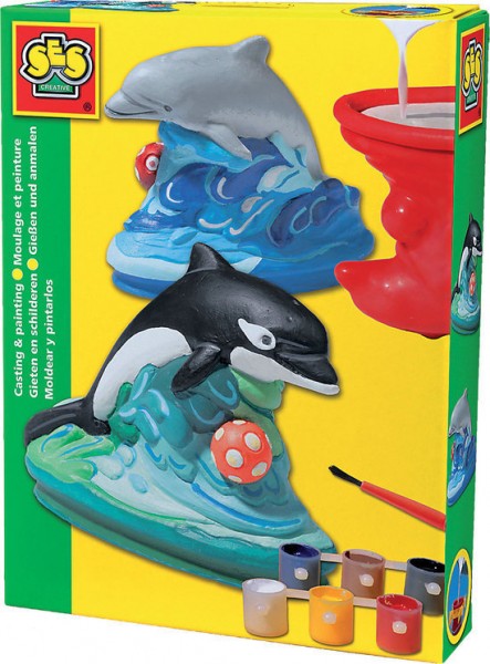 Figuren gieten, dolfijn