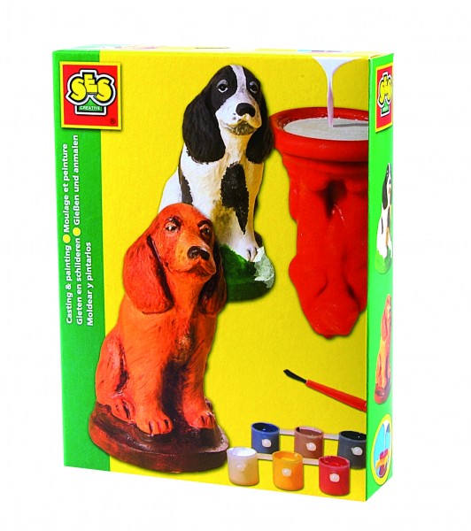 Figuren gieten, hond