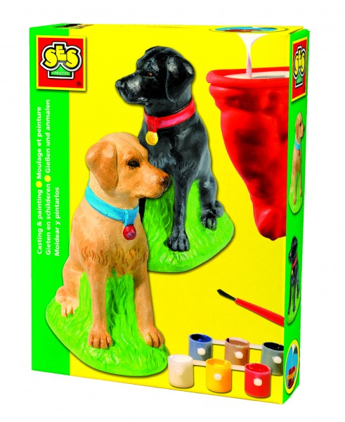 Ses figuren gieten labrador