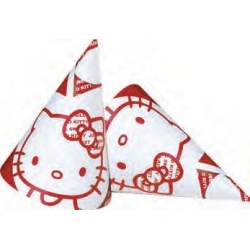 Hello Kitty hoedjes 6 stuks