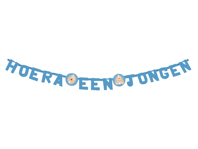 Letterguirlande "jongen"