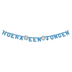Letterguirlande "jongen"