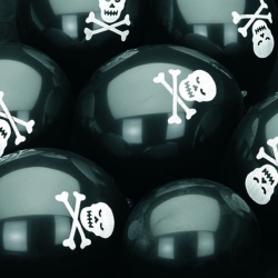 Ballonnen doodshoofd