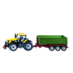 1855 Siku JCB tractor met trailer