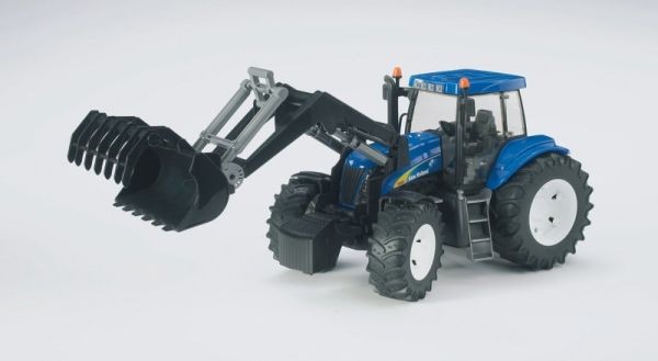 Lees Meer... : 1993 Bruder tractor New Holland met voorlader