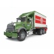 Bekijken 2820 Bruder Mack Granite met Wisselbak en Meeneemheftruck