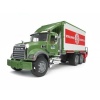 Bekijken 2820 Bruder Mack Granite met Wisselbak en Meeneemheftruck