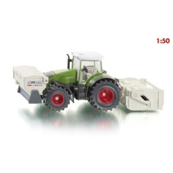 3541 Siku Fendt tractor met stabilisator en strooimachine