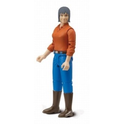 60402 Bruder B World - Speelfiguur Vrouw donker