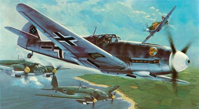 00012 revell messerschmitt bf 109f [niv 3]