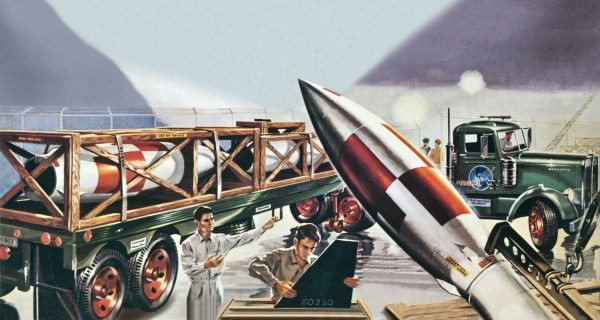 00027 Revell Honest John Missile  Mobile Carrier [niv 4]