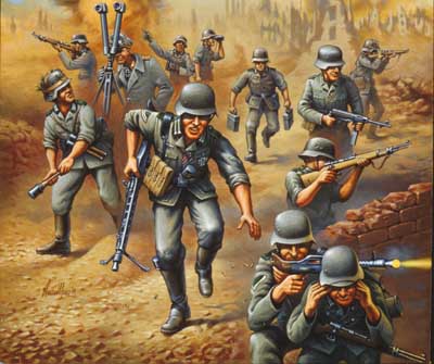 02511 revell deutsche panzergrenadiere, wwii