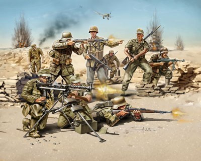 02513 Revell Duitse Infanterie Afrikakorps