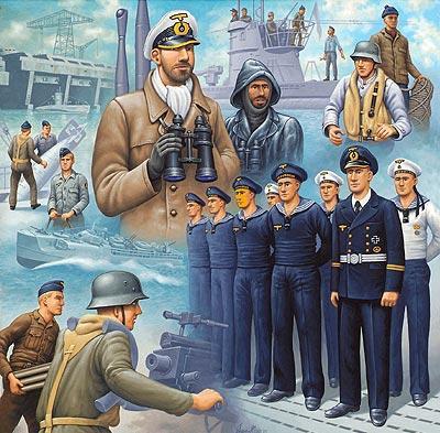 02525 revell duitse marinefiguren, wwii