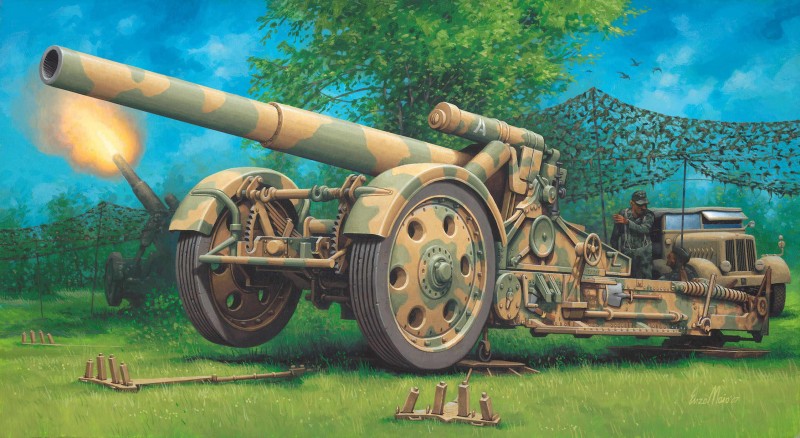 03169 revell deutscher "21cm morser 18" [niv 5]