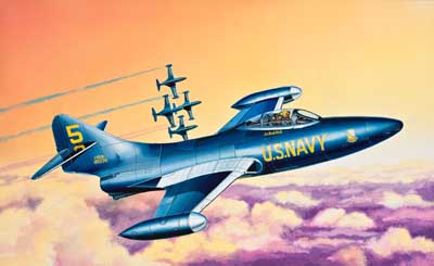 04286 Revell F9f4/-5 Panther blue Angels [niv 3]